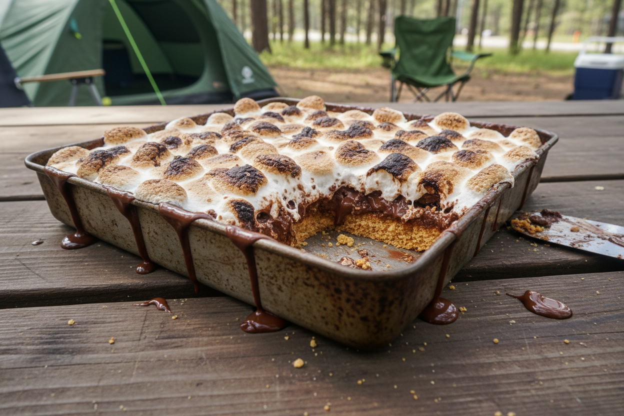 S'mores Traybake | Campingaz x Fell Foodie