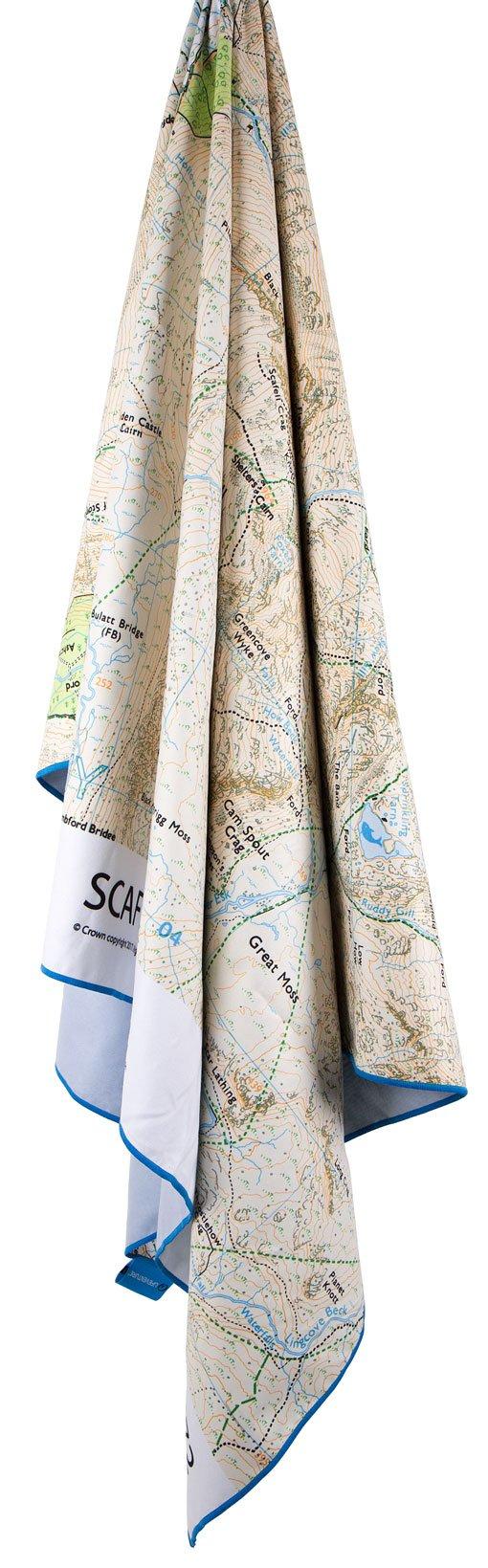 Scafell Pike Map Trek Towel