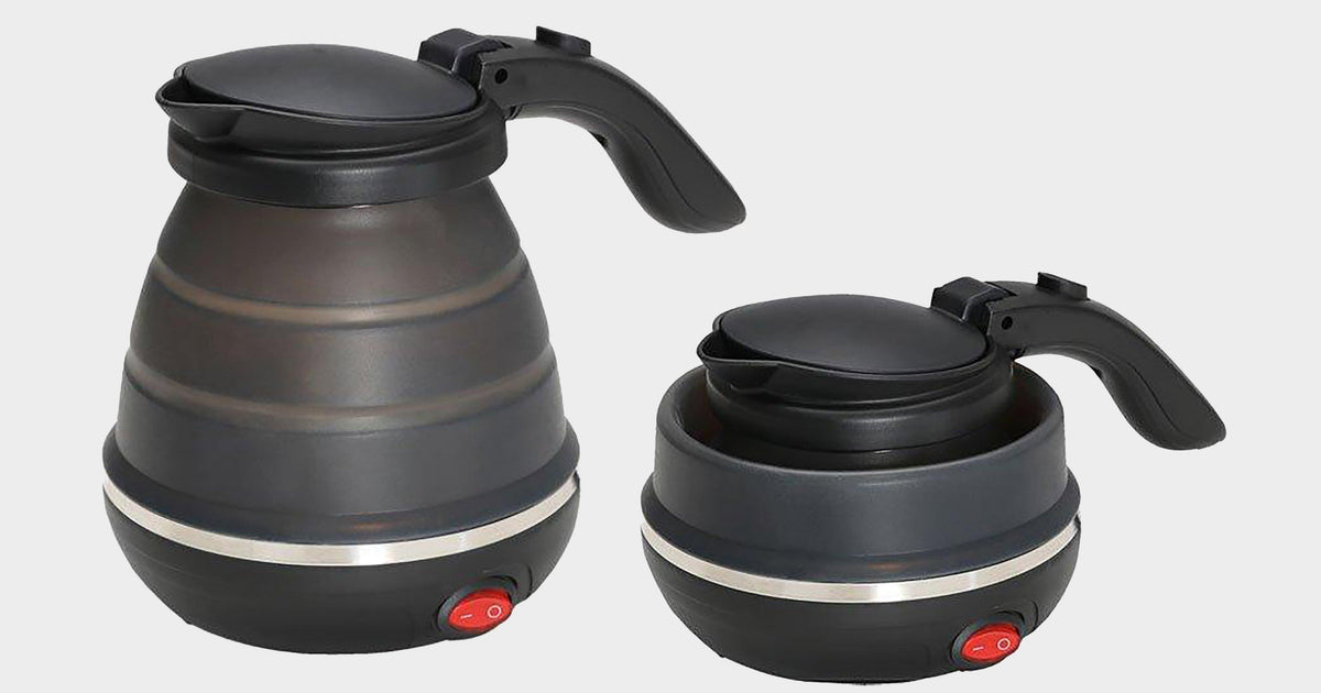 electric camping kettle go outdoors Black Quest Collapsible Electric Kettle – GO Outdoors