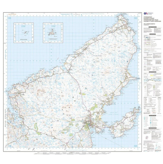 Landranger 8 Stornaway North Lewis Map With Digital Version