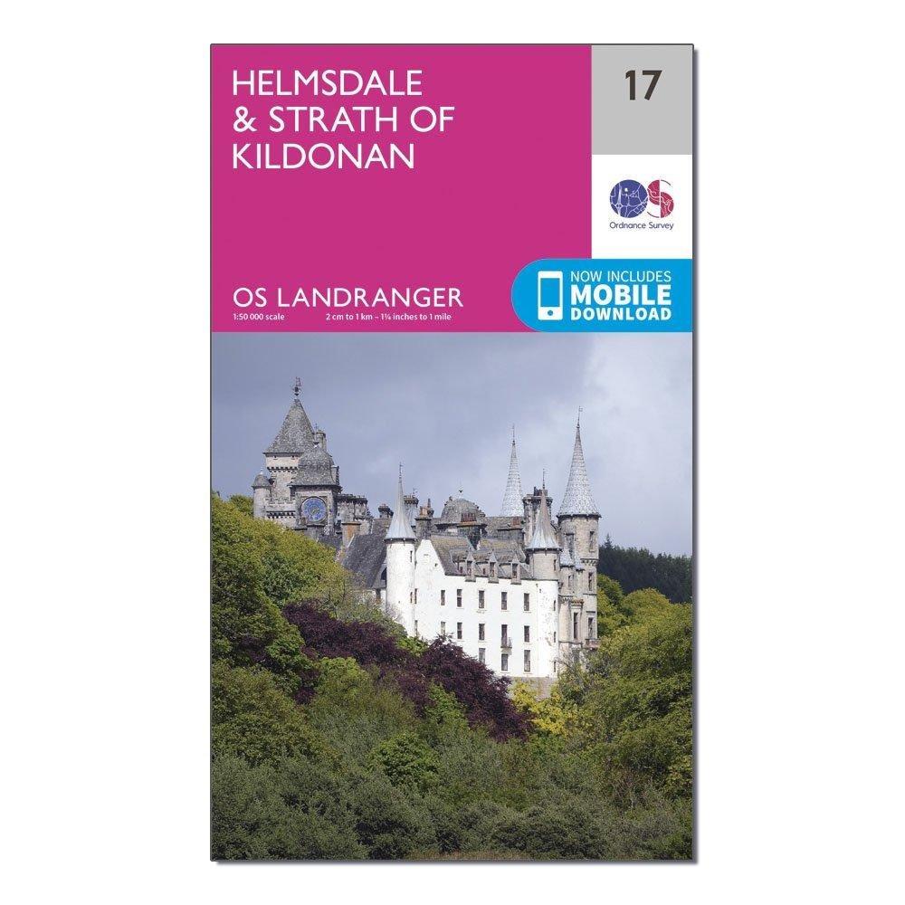 Landranger 17 Helmsdale Strath of Kildonan Map With Digital Version
