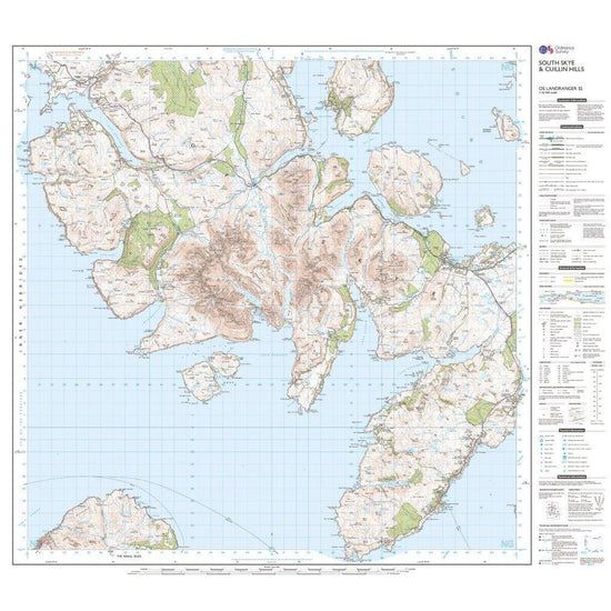 Landranger 32 South Skye Cuillin Hills Map With Digital Version