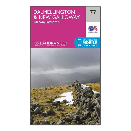 Landranger 77 Dalmellington & New Galloway Map With Digital Version