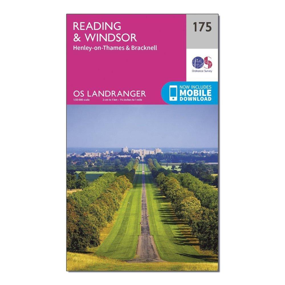 Landranger 175 Reading Windsor HenleyonThames Bracknell Map With Digital Version