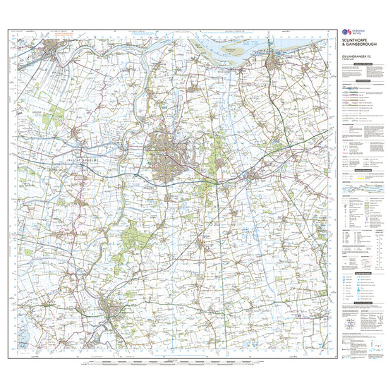 Landranger Active 112 Scunthorpe & Gainsborough Map With Digital Version