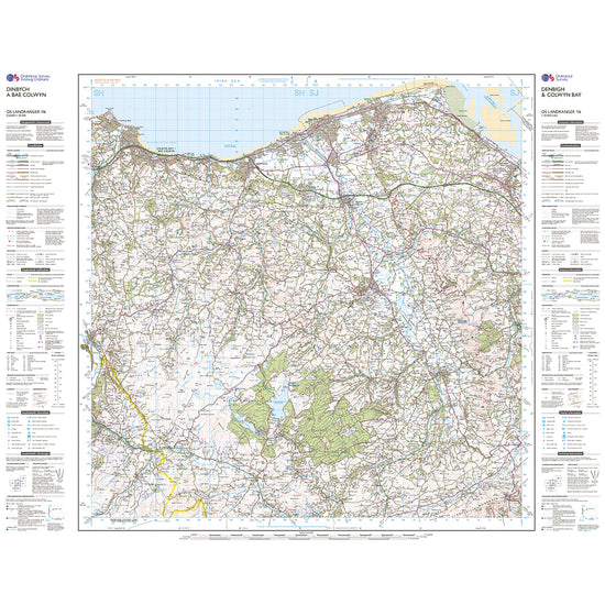Landranger Active 116 Denbigh & Colwyn Bay Map With Digital Version