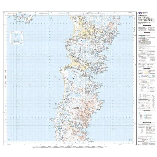Landranger Active 22 Benbecula & South Uist Map With Digital Version