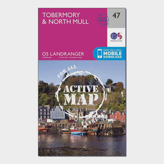 Landranger Active 47 Tobermory & North Mull Map With Digital Version