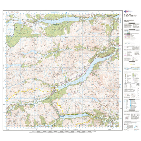 Landranger Active 51 Loch Tay & Glen Dochart Map With Digital Version