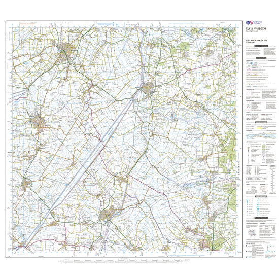 Landranger Active 143 Ely & Wisbech, Downham Market Map With Digital Version