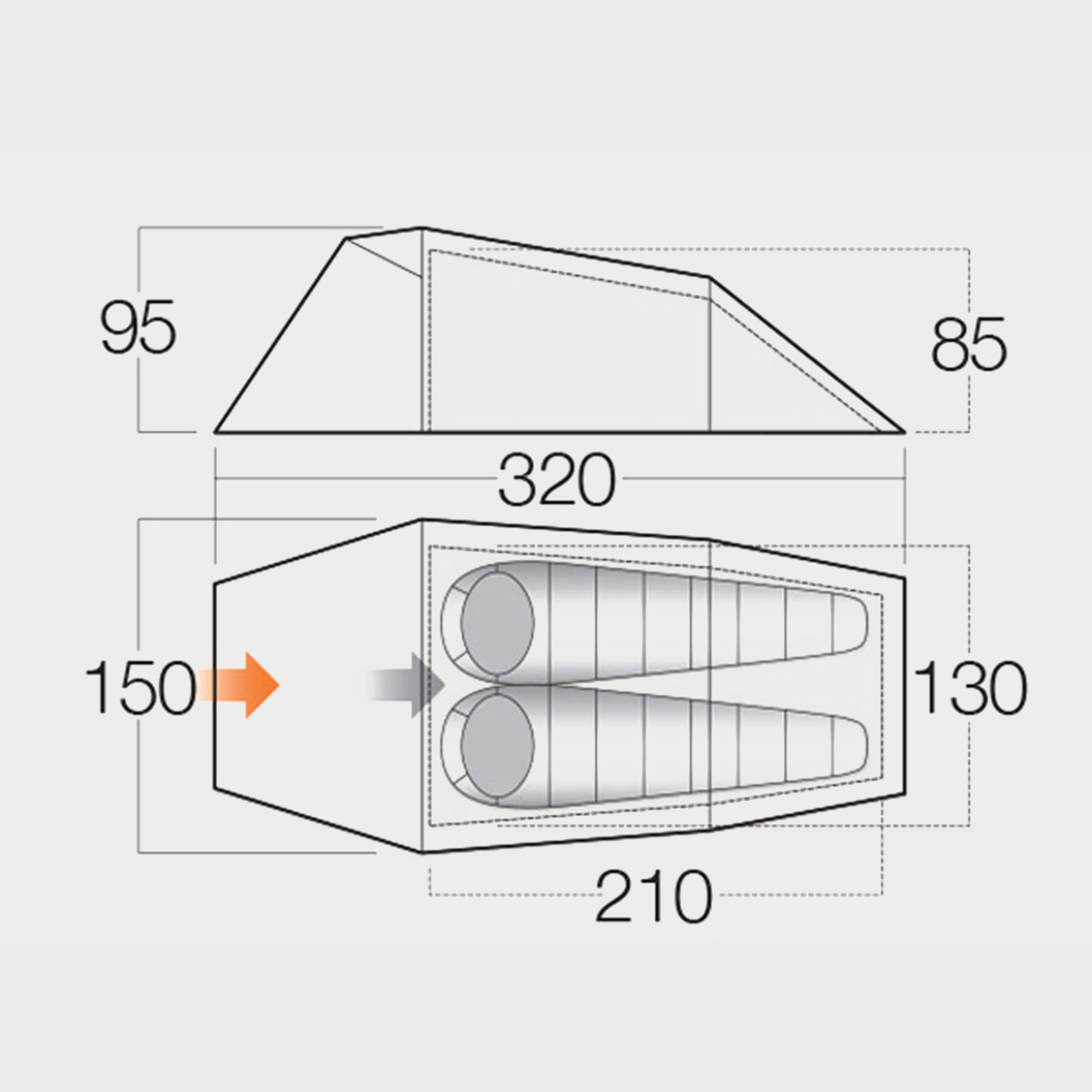 Tempest Pro 200 2 Person Tent