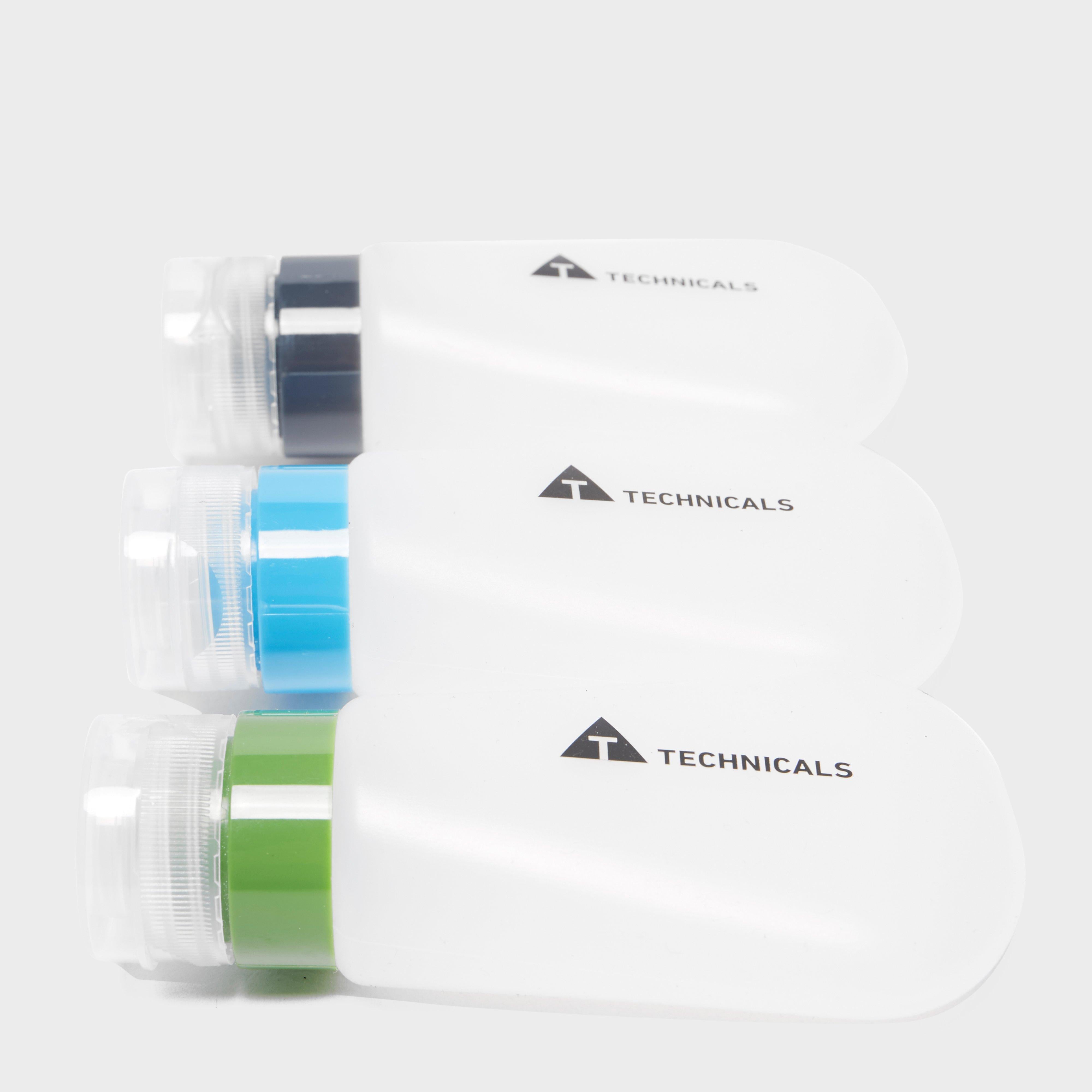 Set of 3 100ml Travel Bottles