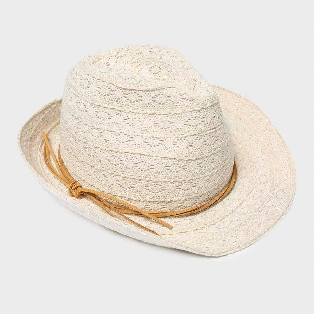 Womens Lace Trilby