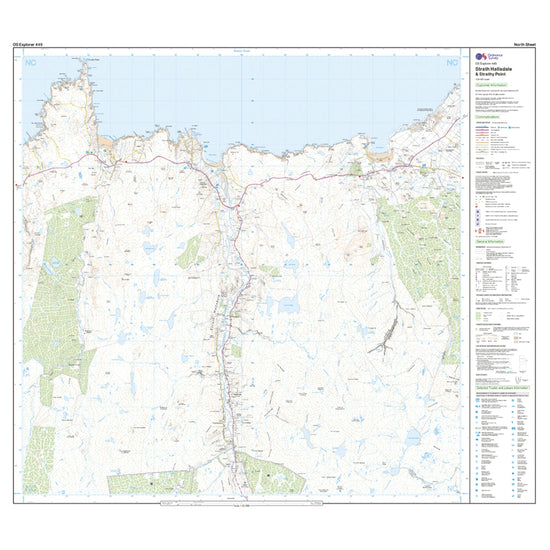 Explorer 449 Strath Halladale & Strathy Point Map With Digital Version
