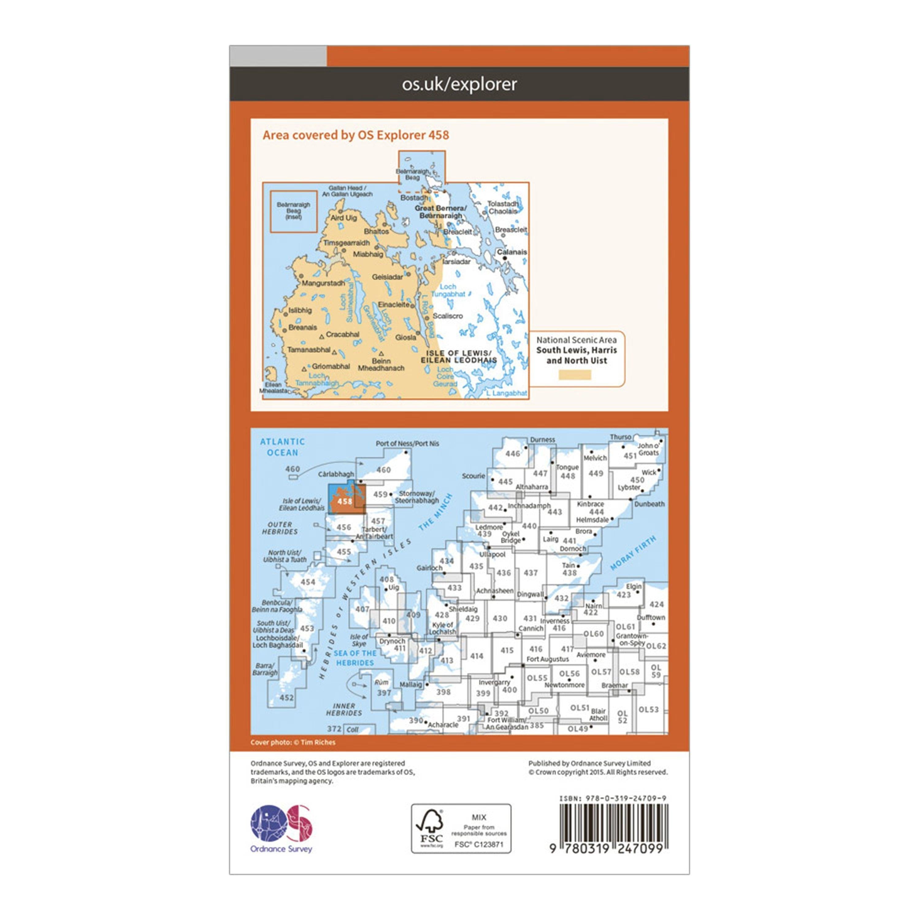 Explorer 458 West Lewis Map With Digital Version