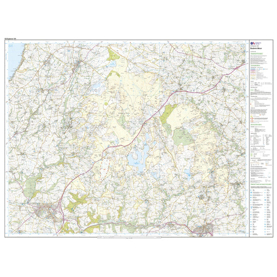 Explorer 109 Bodmin Moor Map With Digital Version