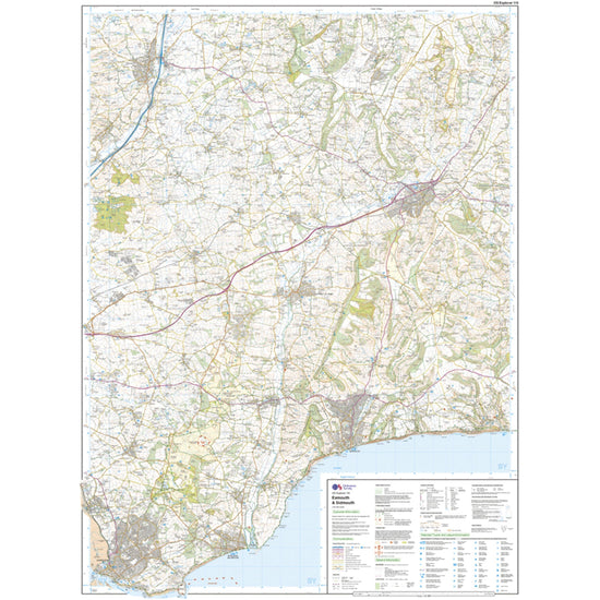 Explorer 115 Exmouth & Sidmouth Map With Digital Version