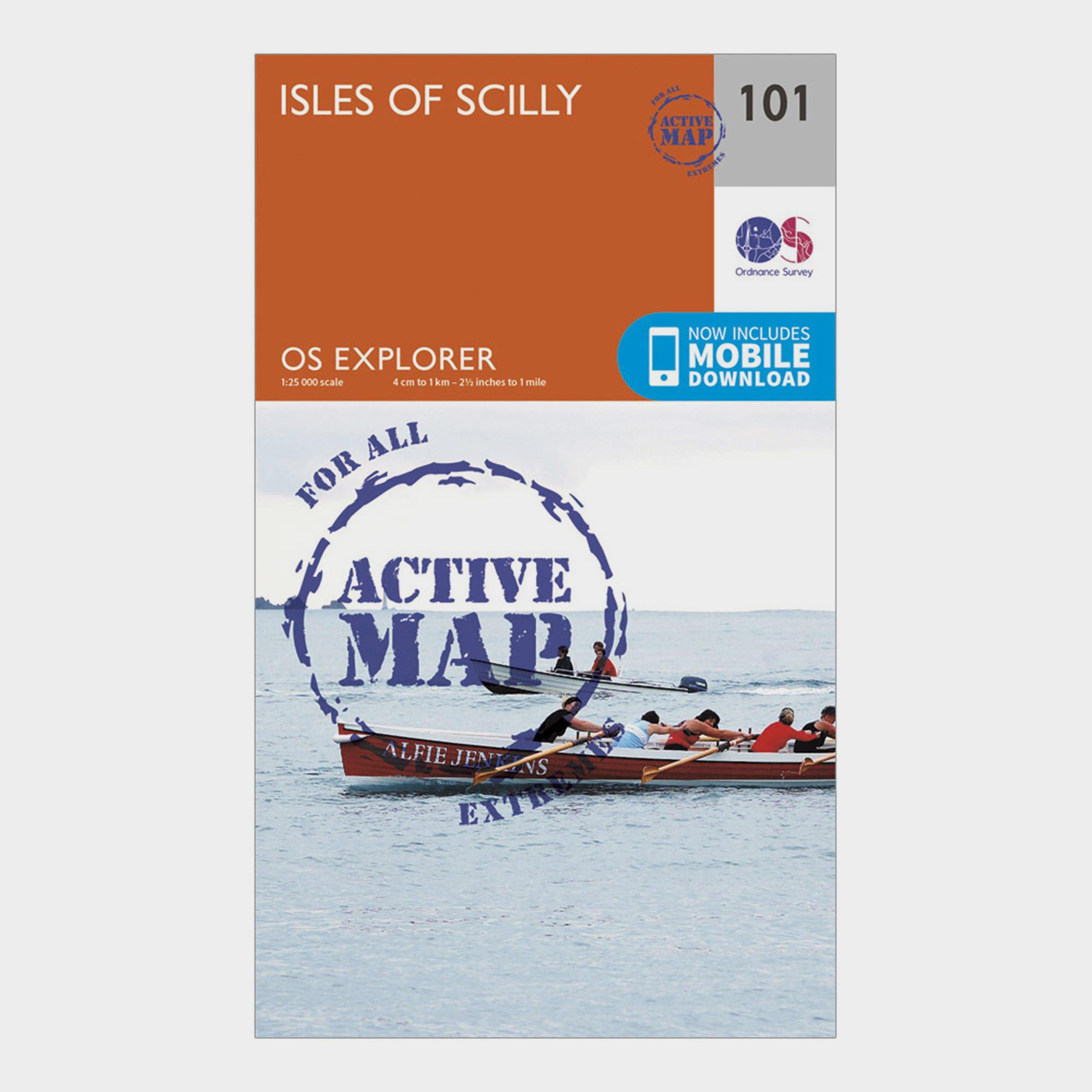 Explorer Active 101 Isles of Scilly Map With Digital Version