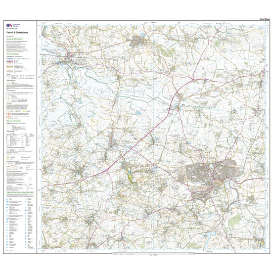 Explorer 129 Yeovil & Sherborne Map With Digital Version