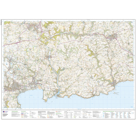 Explorer Active 107 St Austell & Liskeard Map With Digital Version