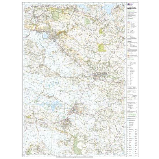Explorer 141 Cheddar Gorge & Mendip Hills West Map With Digital Version