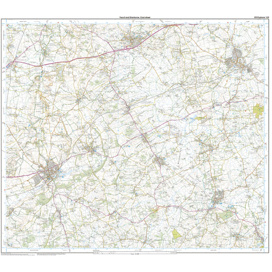 Explorer Active 129 Yeovil Sherbourne Map With Digital Version