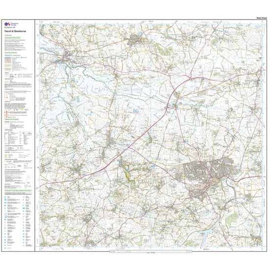 Explorer Active 129 Yeovil Sherbourne Map With Digital Version
