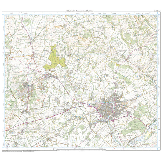 Explorer Active 131 Romsey, Andover & Test Valley Map With Digital Version