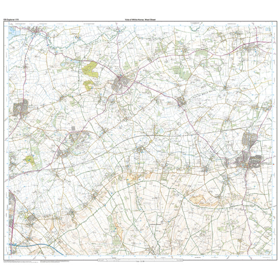Explorer 170 Abingdon, Wantage & Vale of White Horse Map With Digital Version