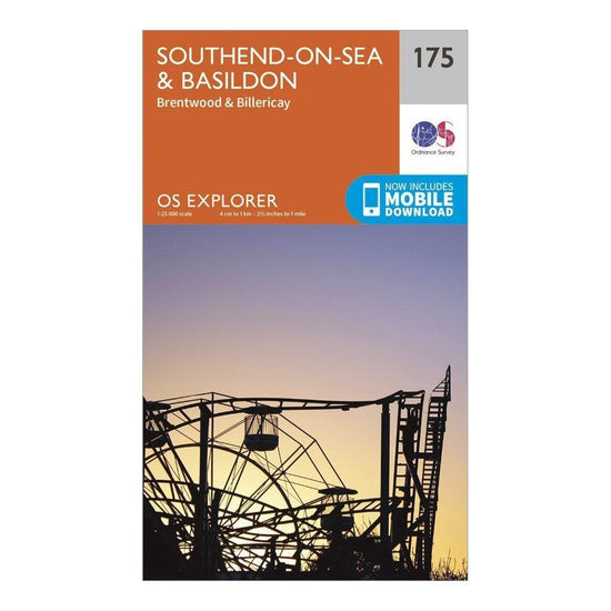 Explorer 175 Southend-on-Sea & Basildon Map With Digital Version