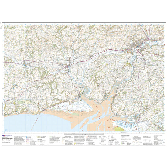 Explorer 177 Carmarthen & Kidwelly Map With Digital Version