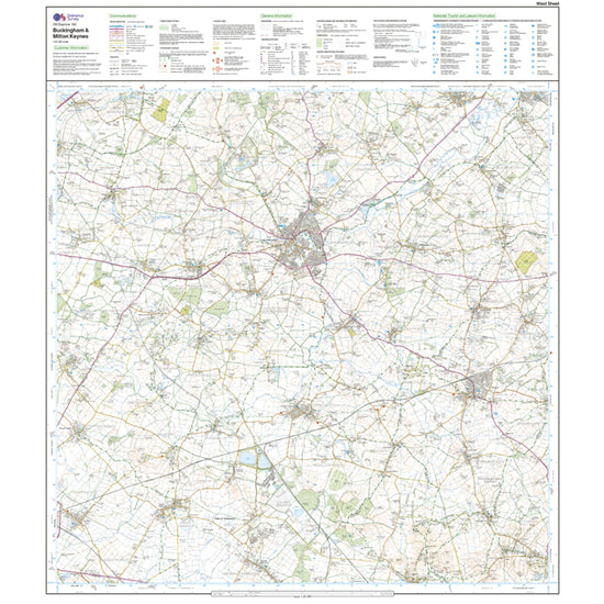 Explorer 192 Buckingham Milton Keynes Map With Digital Version