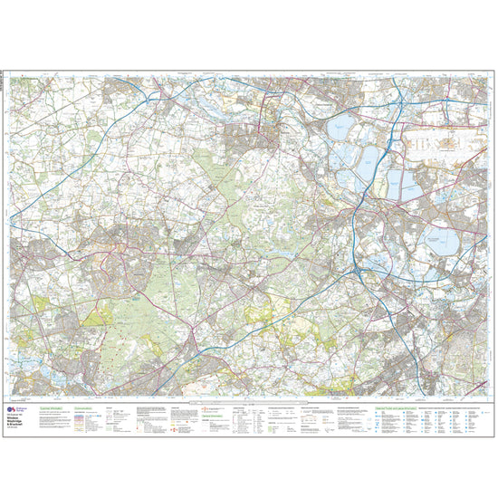 Explorer Active 160 Windsor, Weybridge & Bracknell Map With Digital Version