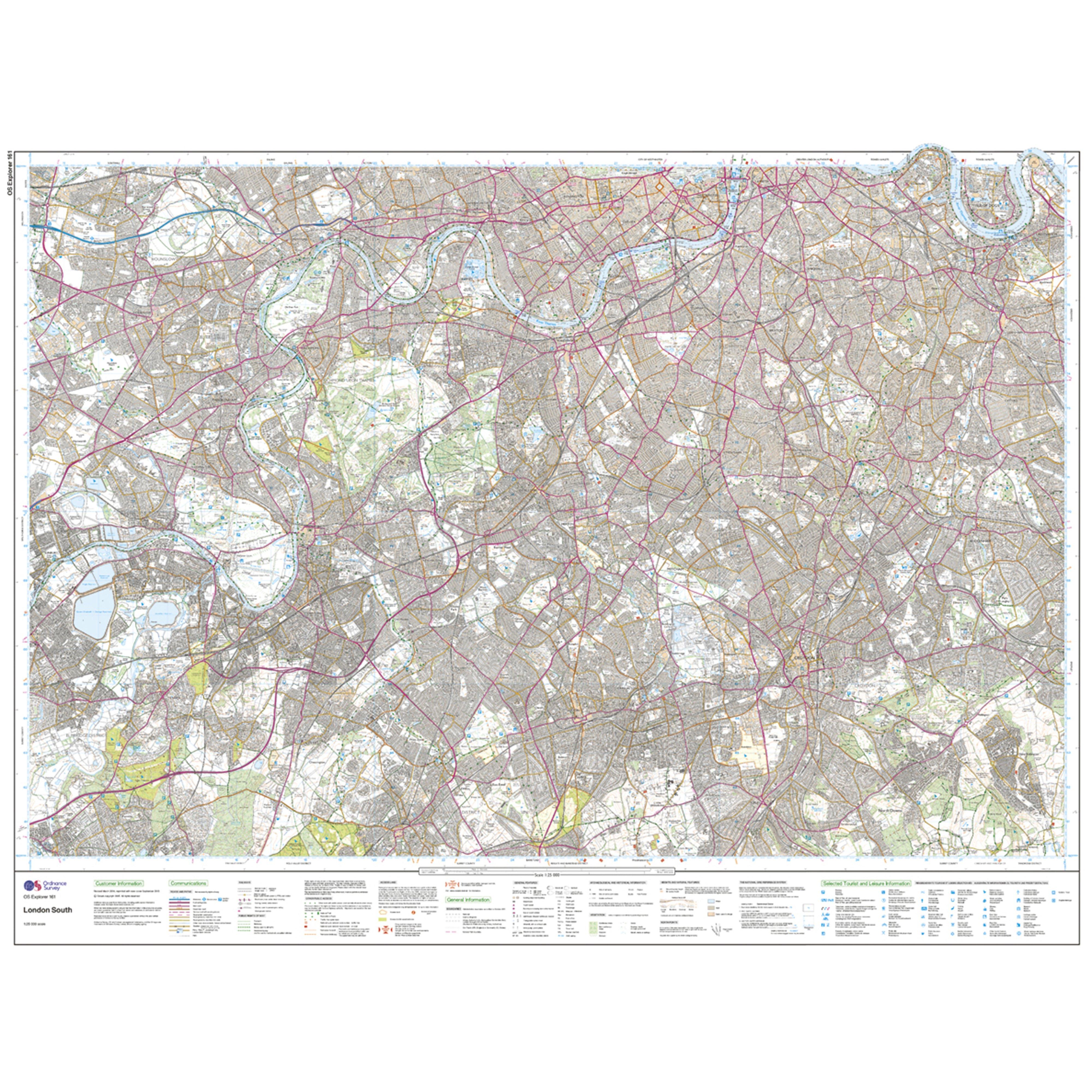 Explorer Active 161 London South Map With Digital Version
