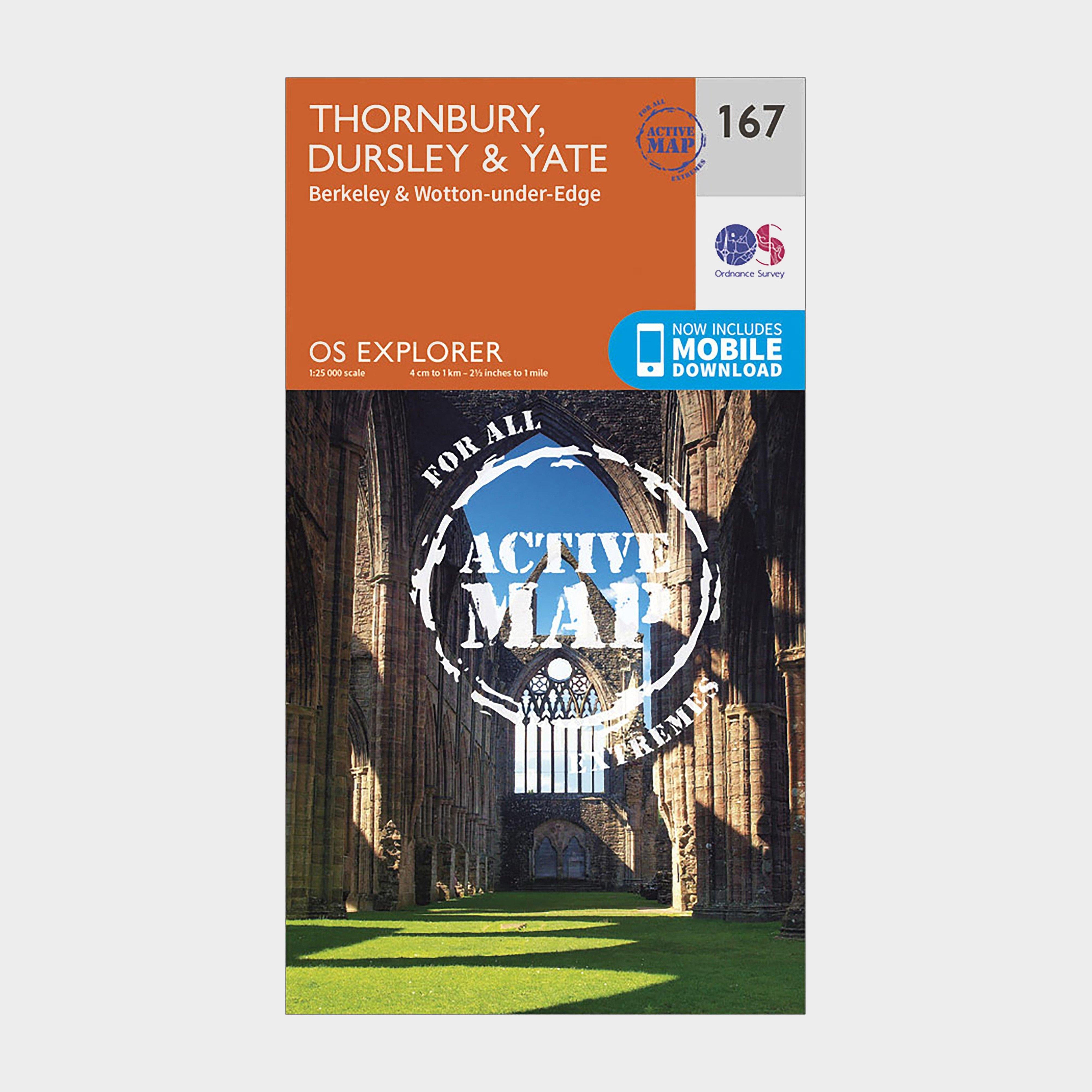 Explorer Active 167 Thornbury, Dursley & Yate Map With Digital Version