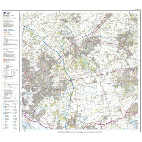 Explorer Active 175 Southend-on-Sea & Basildon Map With Digital Version