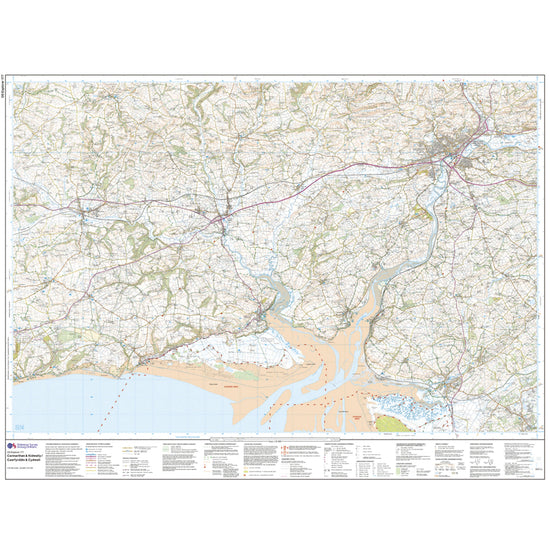Explorer Active 177 Carmarthen Kidwelly Map With Digital Version