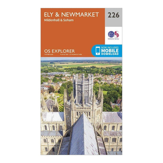 Explorer 226 Ely Newmarket Map With Digital Version