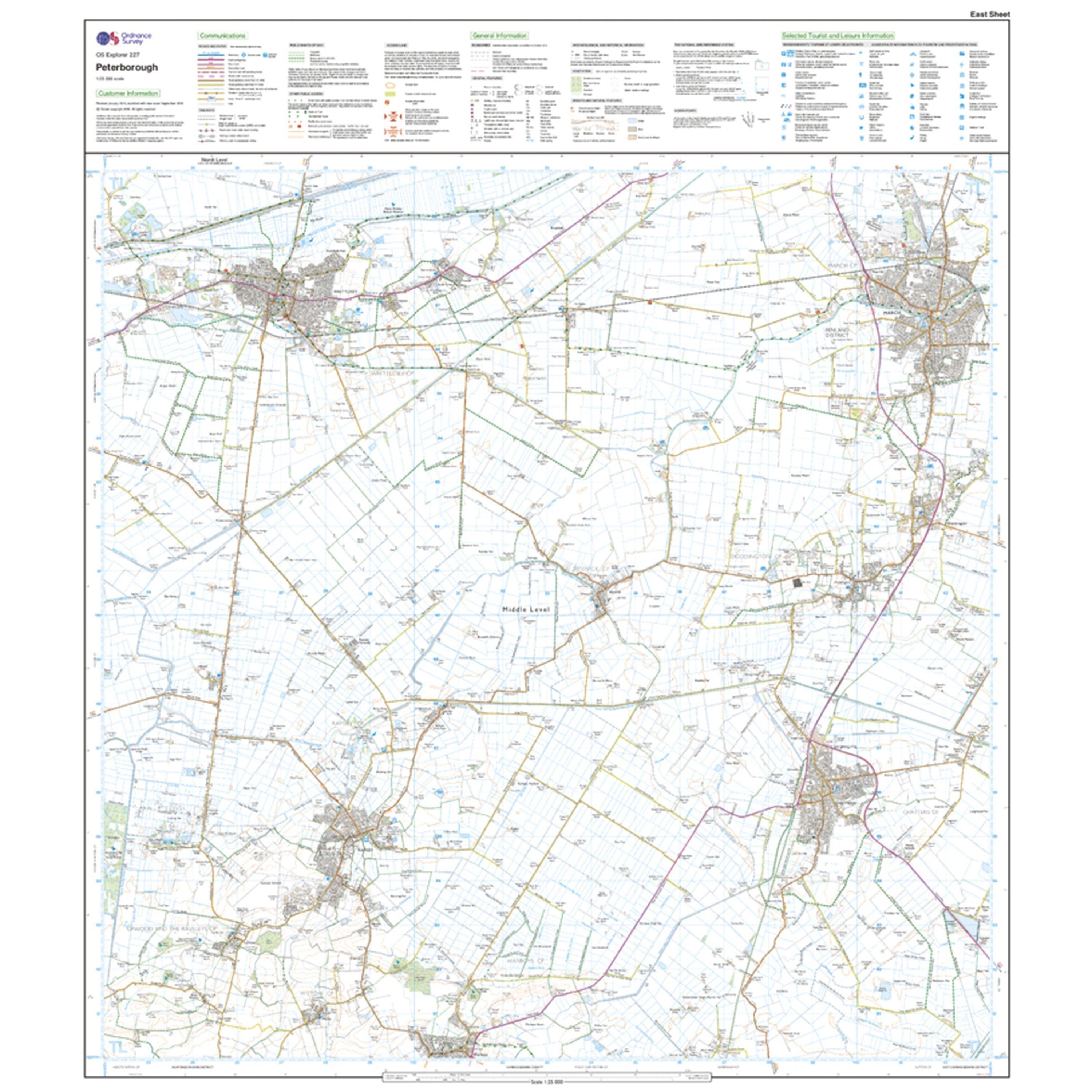 Explorer 227 Peterborough Map With Digital Version