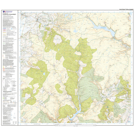 Explorer Active 187 Llandovery Llanwrtyd Wells Lyn Brianne Map With Digital Version