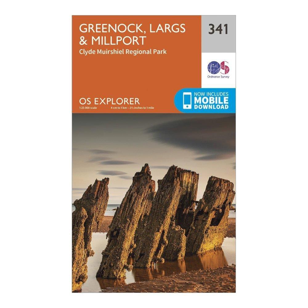 Explorer 341 Greenoch, Largs & Millport Map With Digital Version