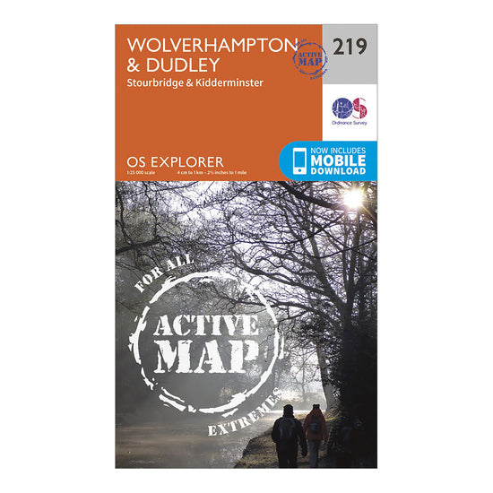 Explorer Active 219 Wolverhampton & Dudley Map With Digital Version