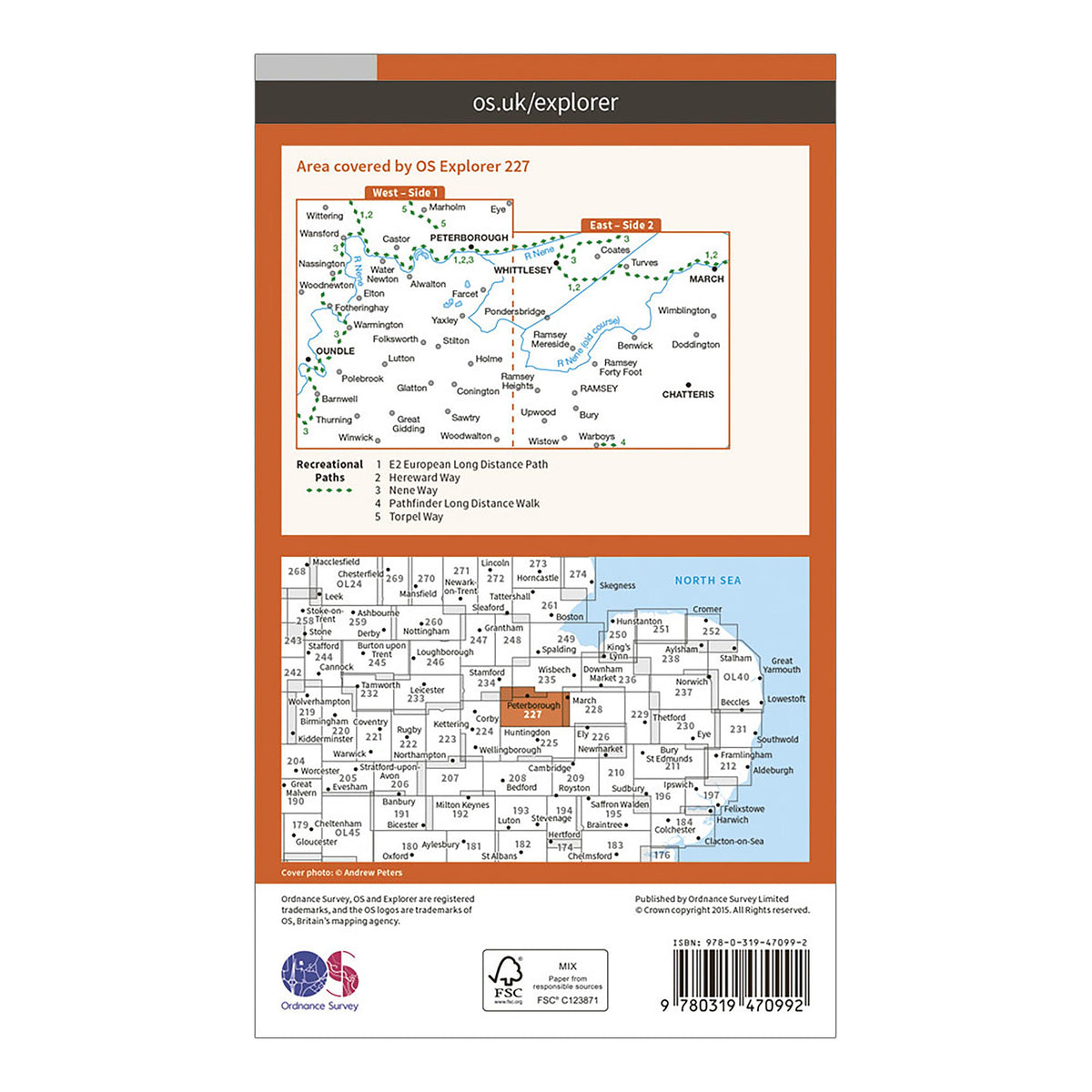 Explorer Active 227 Peterborough Map With Digital Version