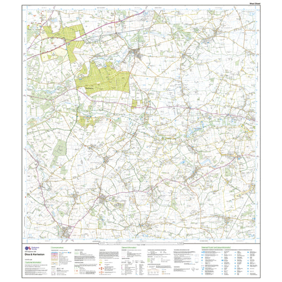 Explorer Active 230 Diss & Harleston Map With Digital Version