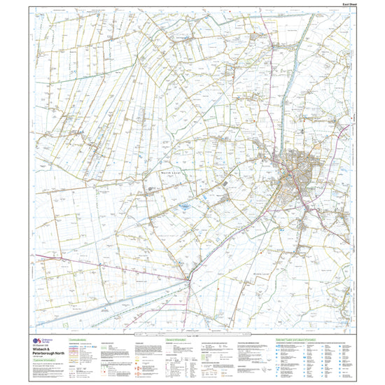 Explorer Active 235 Wisbech & Peterborough North Map With Digital Version