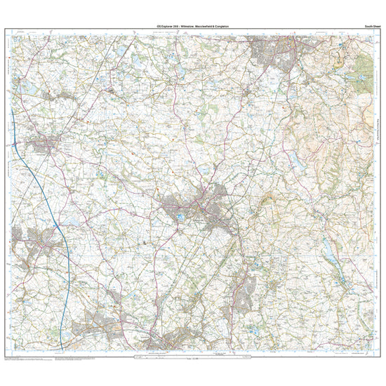 Explorer Active 268 Wilmslow, Macclesfield & Congleton Map With Digital Version