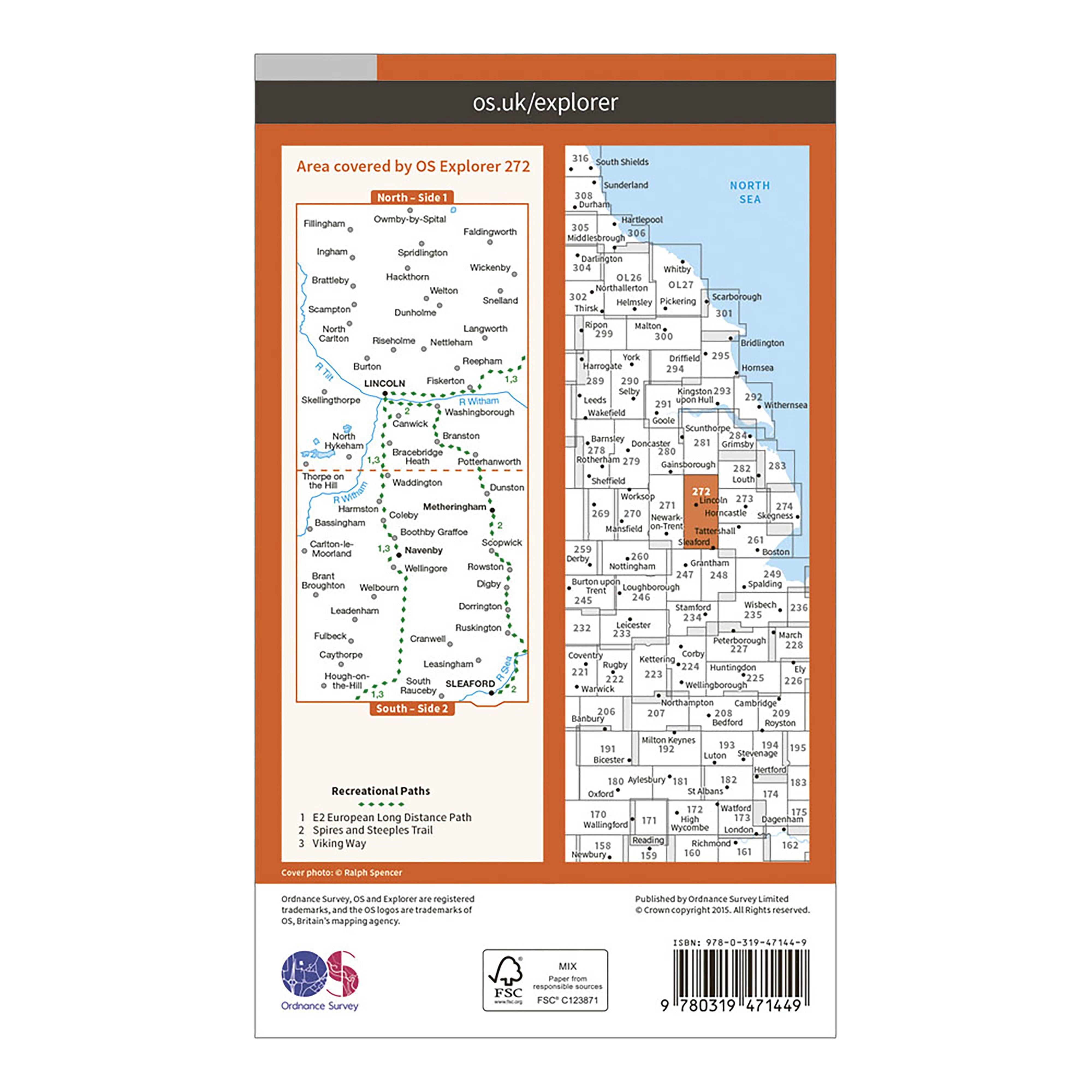 Explorer Active 272 Lincoln Map With Digital Version