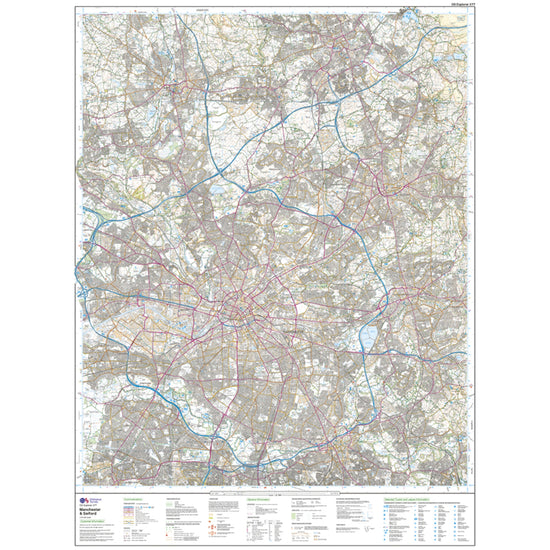Explorer Active 277 Manchester & Salford Map With Digital Version