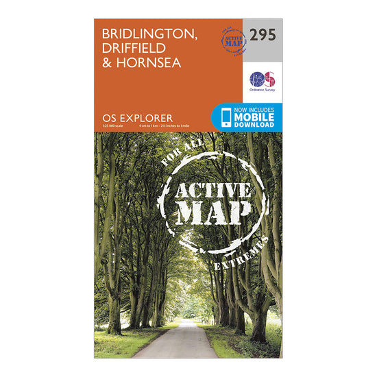Explorer Active 295 Bridlington Driffield Hornsea Map With Digital Version