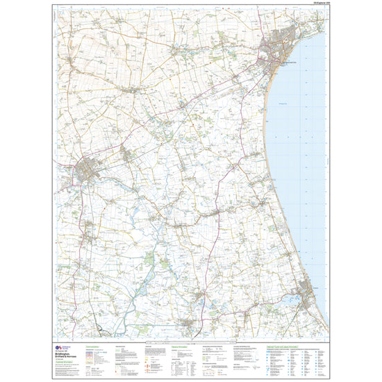 Explorer Active 295 Bridlington Driffield Hornsea Map With Digital Version